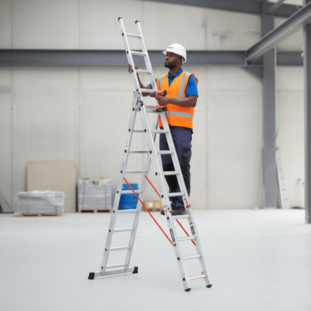 Ferral Ladder & Access Equipment Ferral Aluminium Professional Triple-Section Combination Ladder | Elite 67 Series