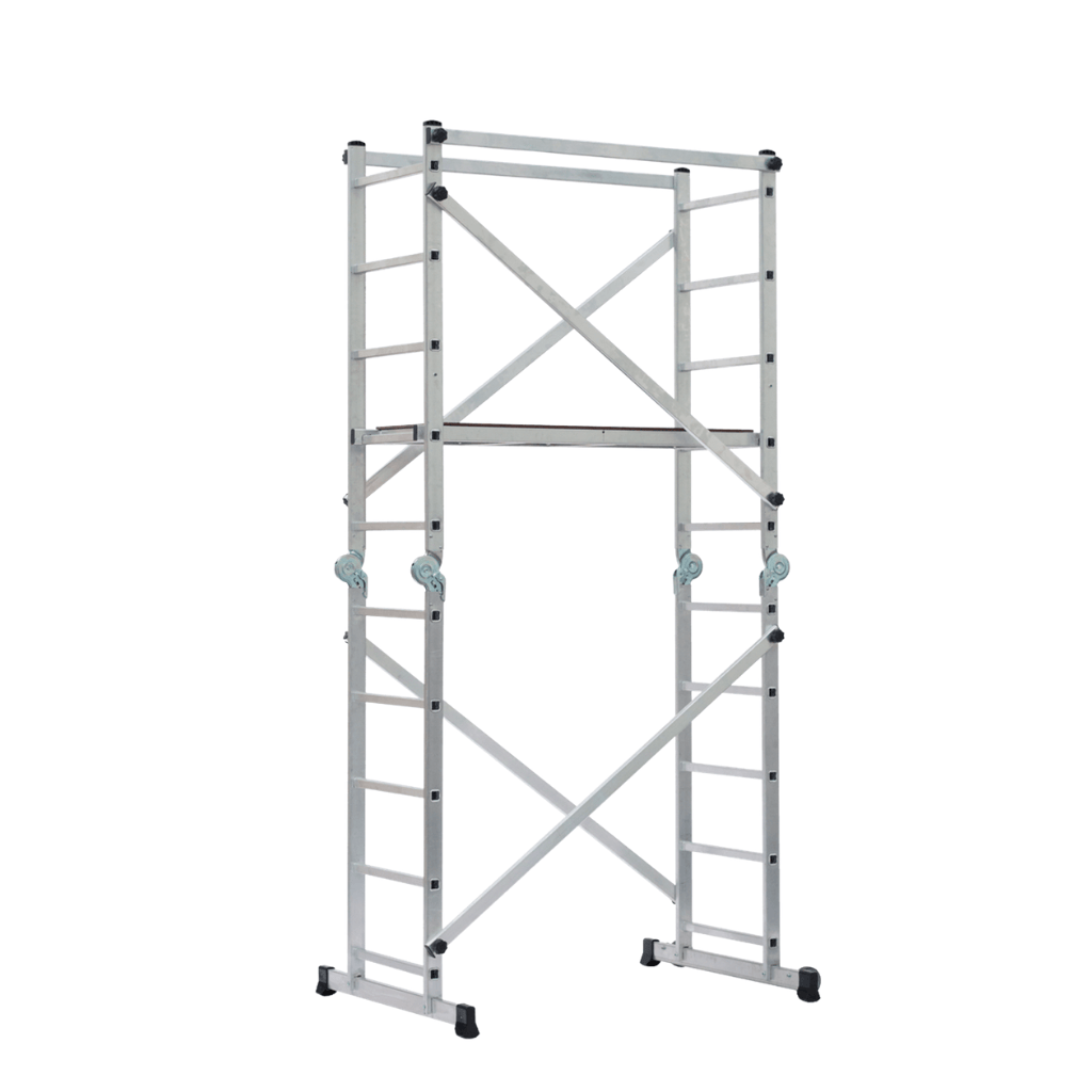 Ferral Ladder & Access Equipment Ferral Classic 10 Multi-Purpose Aluminium Scaffold with 10+10 Steps & 4m Extension - FER-FACS-10