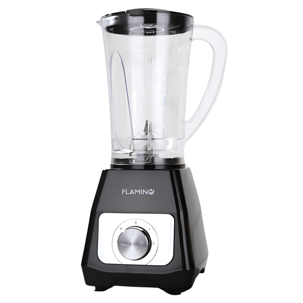 Flamino Kitchen Appliances Flamino Black 1.5L 2 in 1 Electric Blender - FB-1500SB