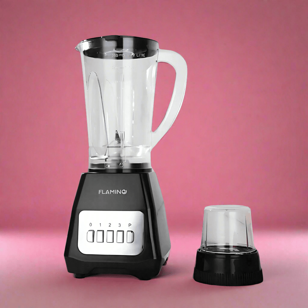 Flamino Kitchen Appliances Flamino Black 1.5L 2 in 1 Electric Blender - FB-2000SB