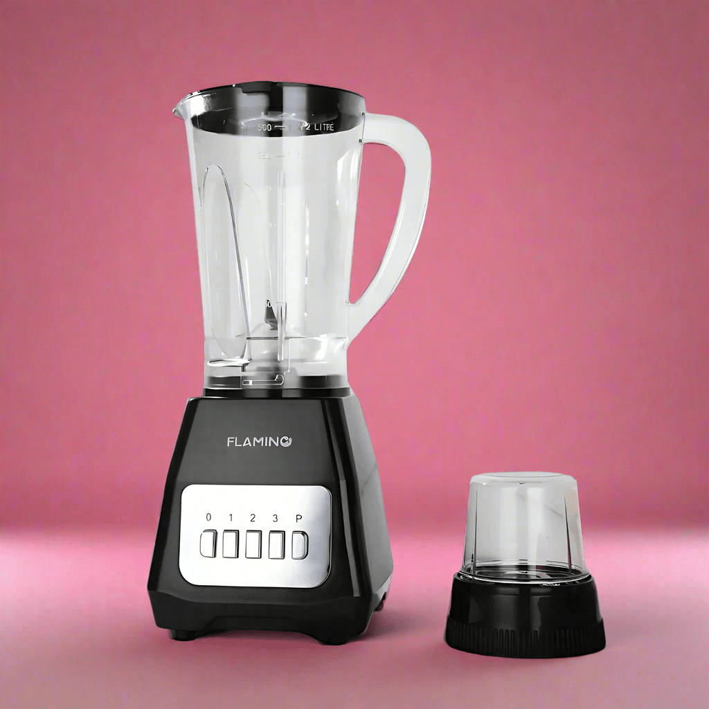 Flamino Kitchen Appliances Flamino Black 1.5L 2 in 1 Electric Blender - FB-2000SB