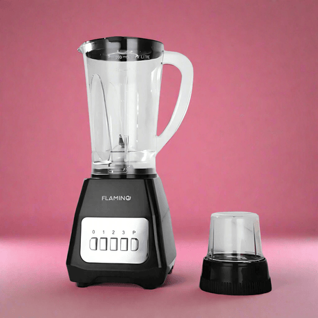 Flamino Kitchen Appliances Flamino Black 1.5L 2 in 1 Electric Blender - FB-2000SB