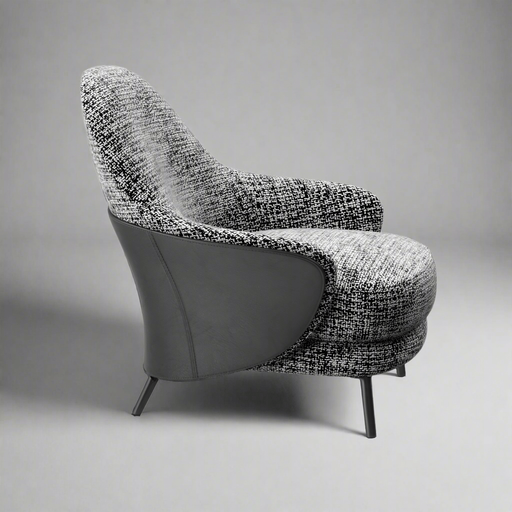 FM Living Room Furniture Angie Fabric Modern Armchair