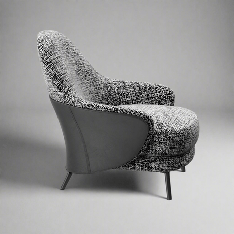 FM Living Room Furniture Angie Fabric Modern Armchair