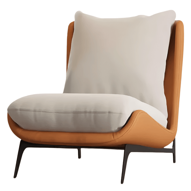 FM Living Room Furniture Brown Comfy Leather Luxury Sofa