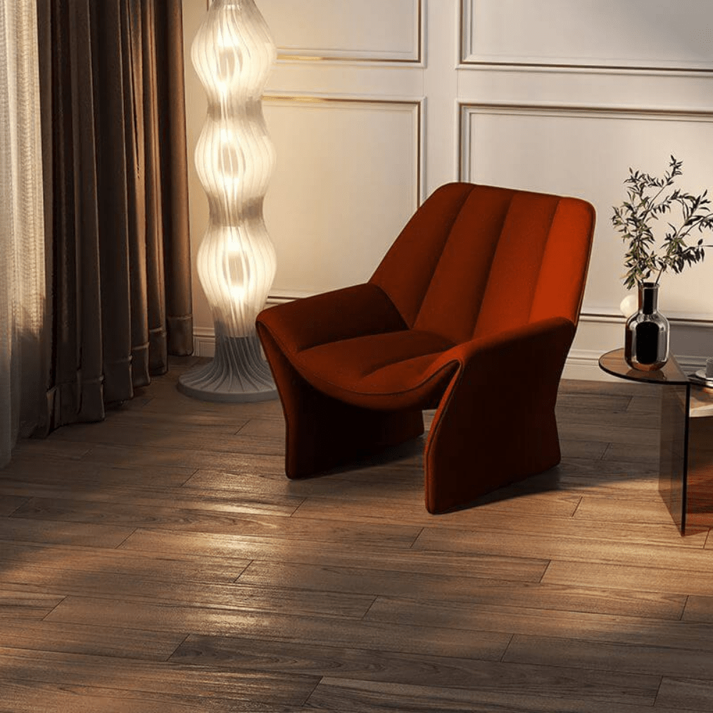 FM Living Room Furniture Brown Nordic Style Luxury Modern Living Room Chair