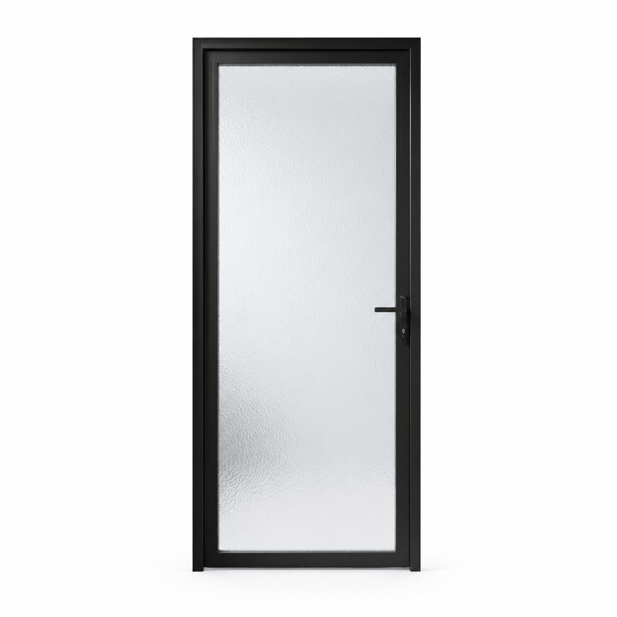 Fort Door Interior Doors Fort Door Double-Layer Tempered Glass Interior Door with Aluminium Frame & One-Click Lock