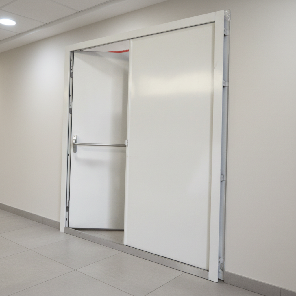 Fort Door Fort Door Fire-Rated Steel Security Door - White