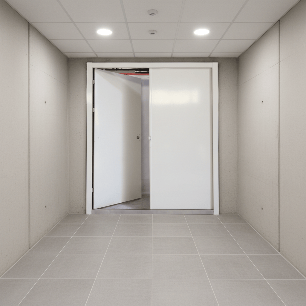 Fort Door Fort Door Fire-Rated Steel Security Door - White