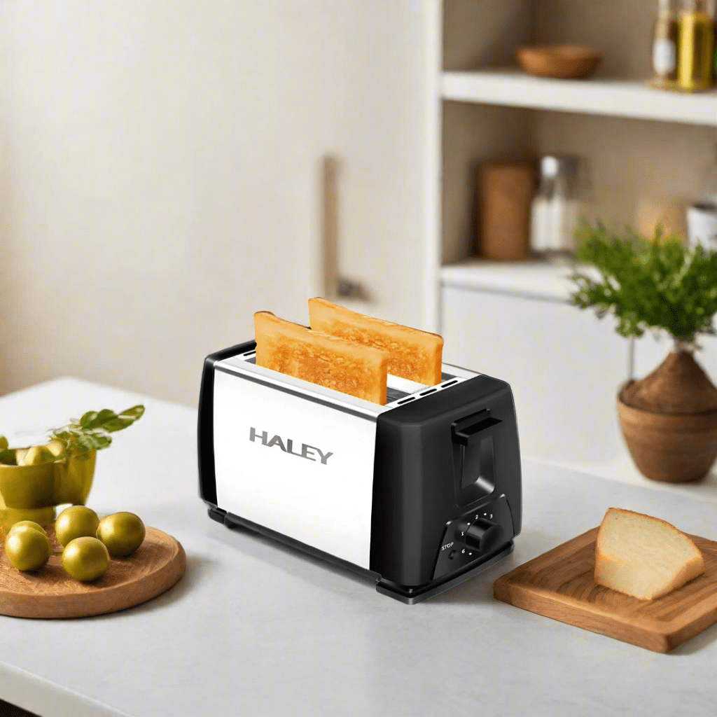 Haley Kitchen Appliances Haley 2 Slice Toaster 800W - HY-9603
