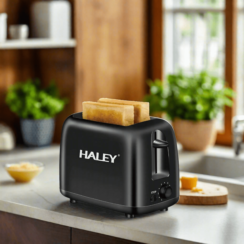 Haley Kitchen Appliances Haley 2 Slice Toaster 800W - HY-9604