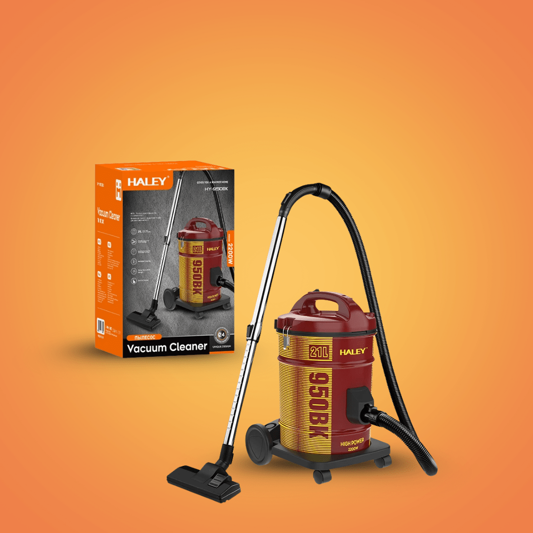 Haley Steam & Vacuum Cleaner Haley 21L Vacuum Cleaner 2200W - HY-950BK