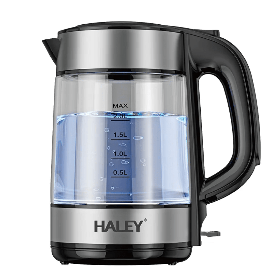 Haley Kitchen Appliances Haley Portable LED Light Display Electric Kettle - HY-8824