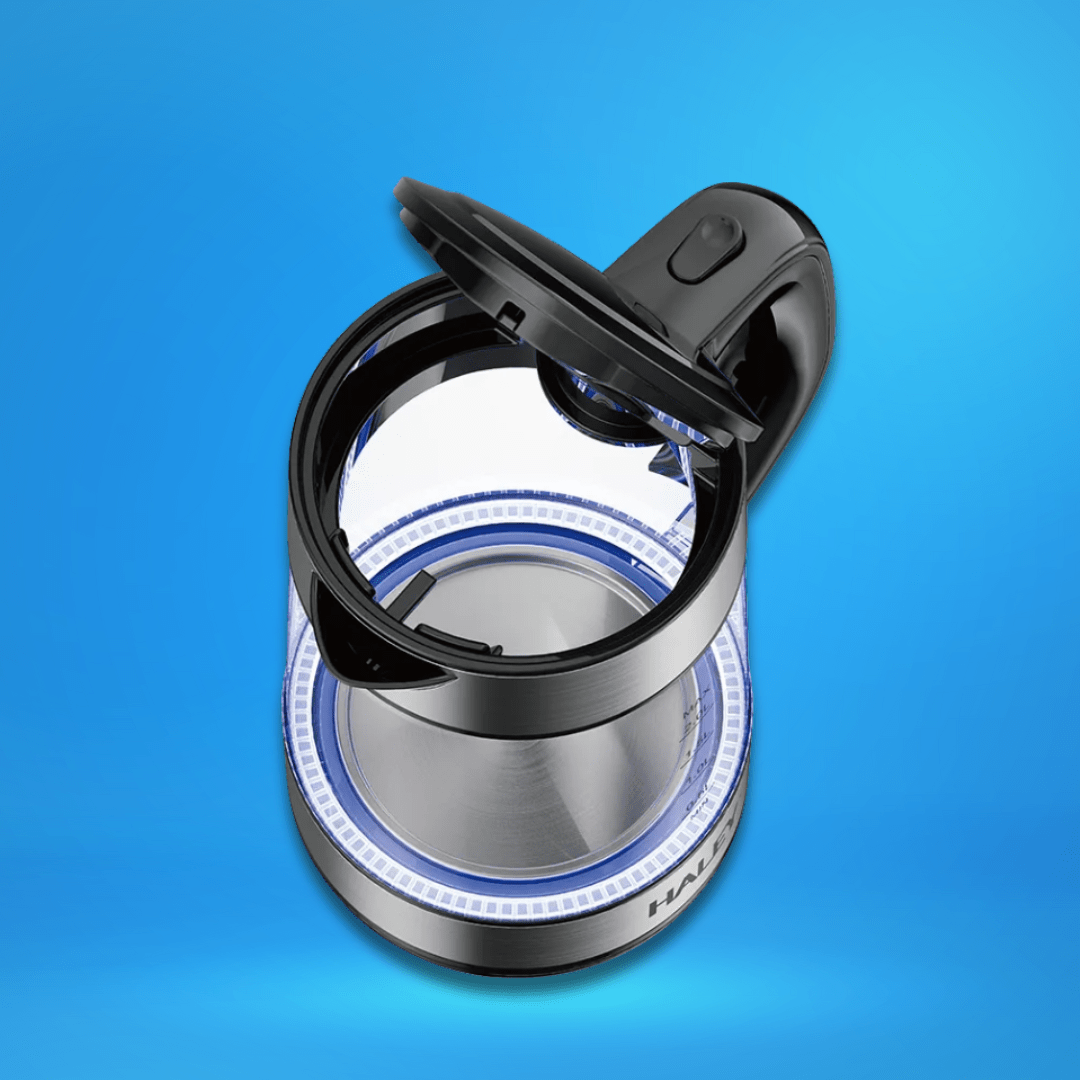 Haley Kitchen Appliances Haley Portable LED Light Display Electric Kettle - HY-8824