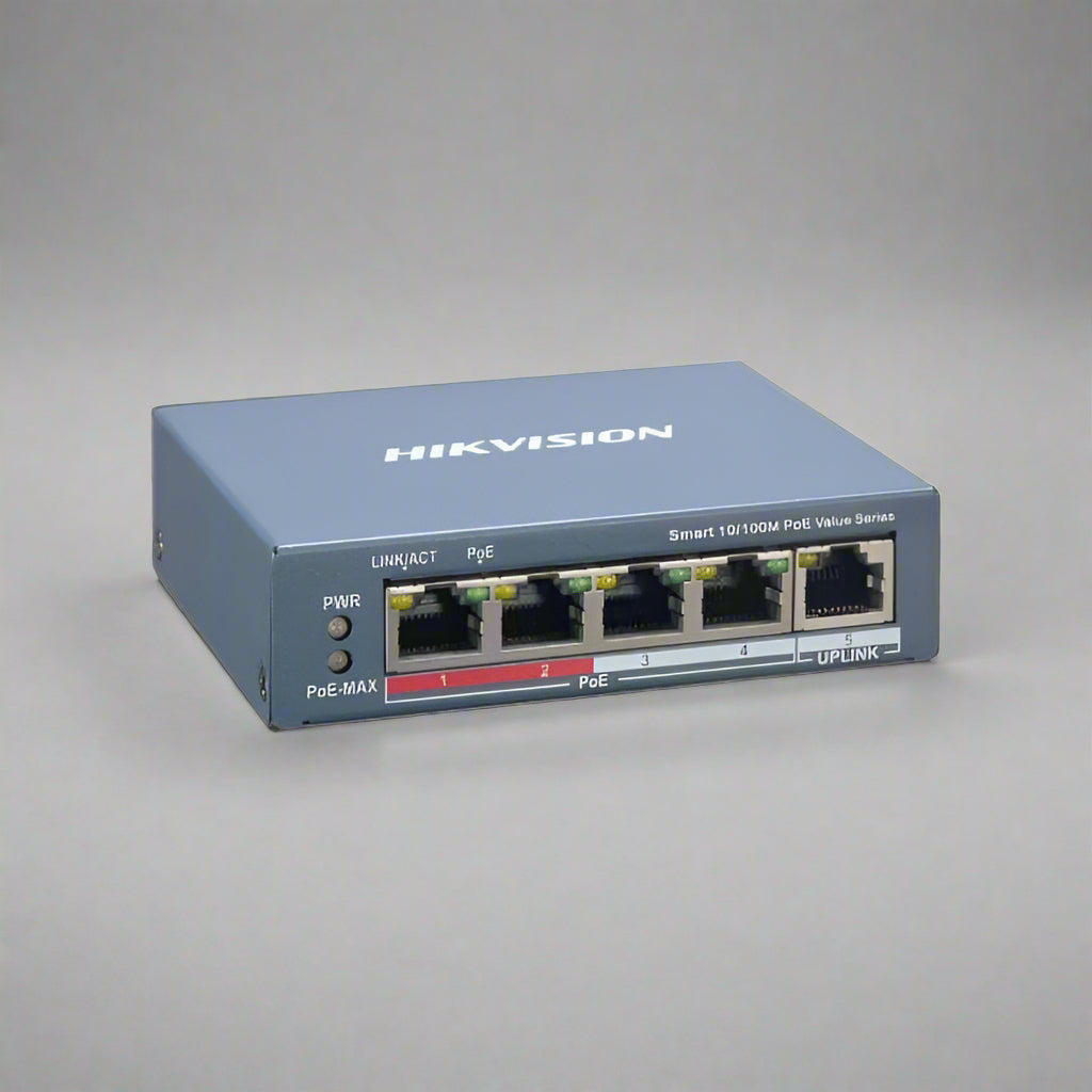 Hikvision Security & Surveillance Systems Hikvision 4 Port Fast Ethernet Smart POE Switch - DS-3E1105P-EI/M