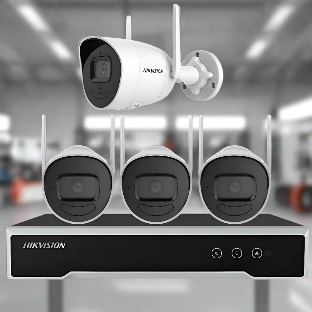 Hikvision Security & Surveillance Systems Hikvision 4MP H.265 Bullet WiFi Kit with 1TB Hard Drive & 4MP Bullet Wi-Fi Cameras - NK44W0H-D