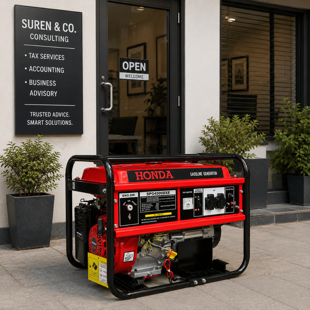 Honday Generator Honday 3.3KW Gasoline Generator – SPG4500DXE