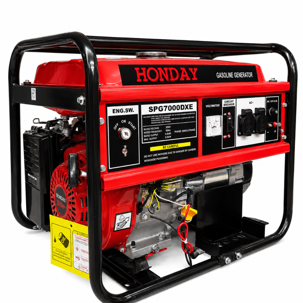 Honday Generator Honday 5.0 KW Gasoline Generator – SPG7000DXE
