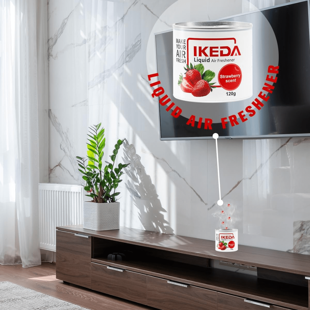 Ikeda Air Fresheners & Odor Control Ikeda Strawberry Scent Liquid Air Freshener - 120g