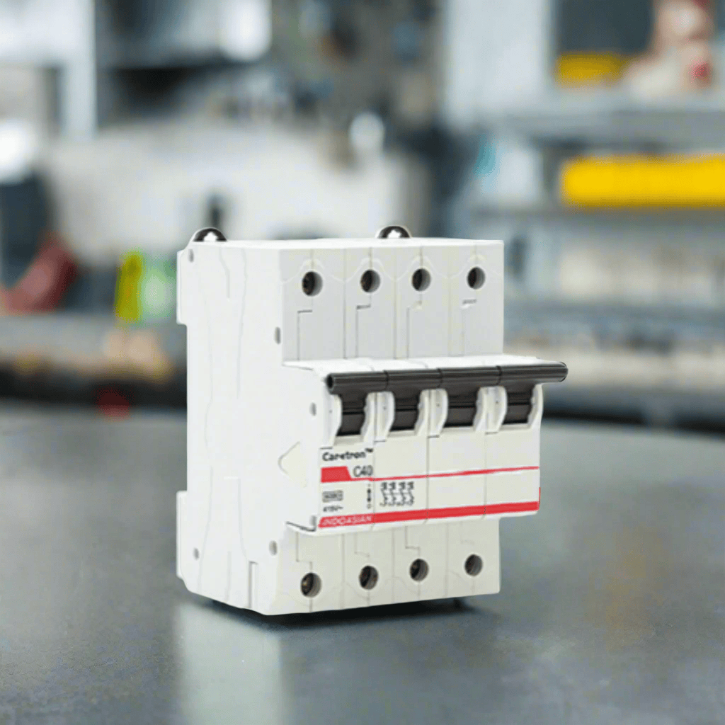Indoasian Load Centers & Circuit Protection Indoasian Caretron Four Pole C-Curve MCB FP Series (6A-63A)