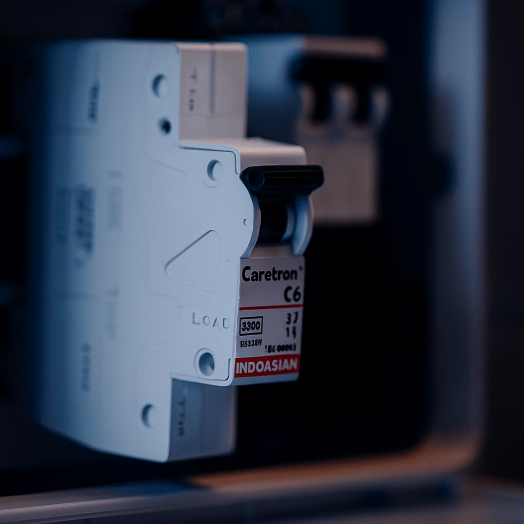 Indoasian Load Centers & Circuit Protection Indoasian Caretron Single Pole C-Curve MCB Series (2A-63A Range)