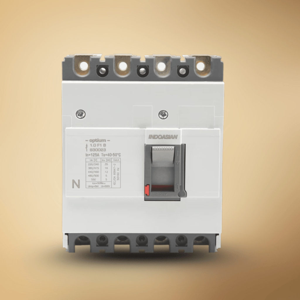 Indoasian Load Centers & Circuit Protection Indoasian Optium F2 Four Pole MCCB - (100A-250A)