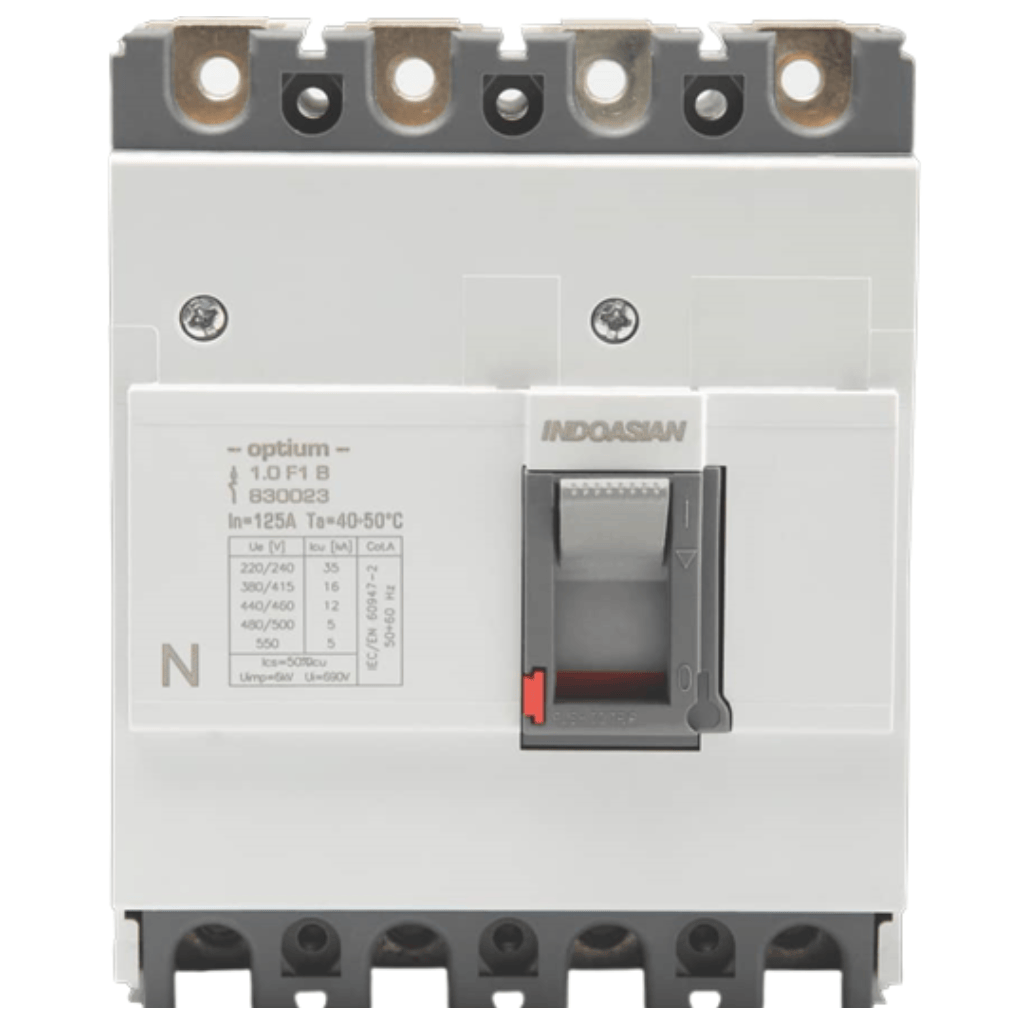 Indoasian Load Centers & Circuit Protection Indoasian Optium F2 Four Pole MCCB - (100A-250A)