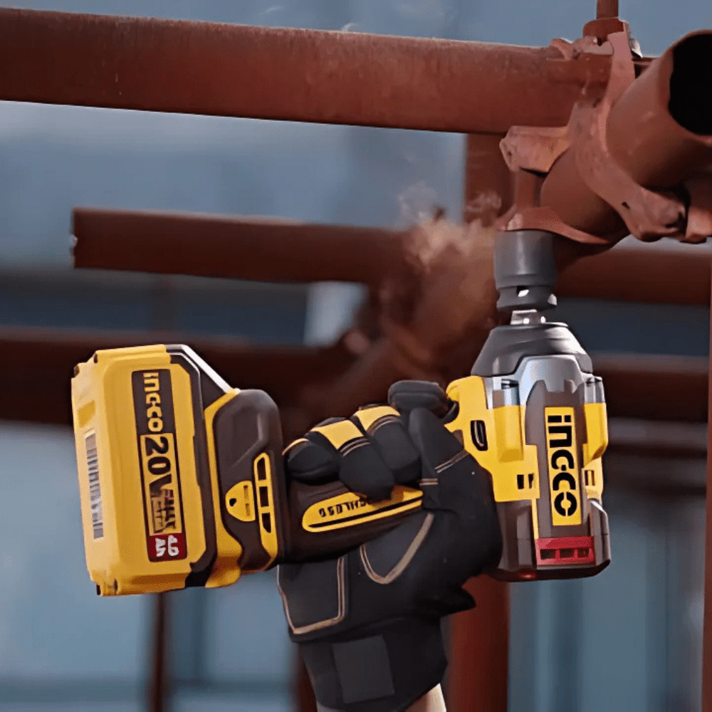 Ingco Impact Wrench & Driver Ingco 1/2" Lithium-Ion Cordless Impact Wrench with Brushless Motor – CIWLI20501