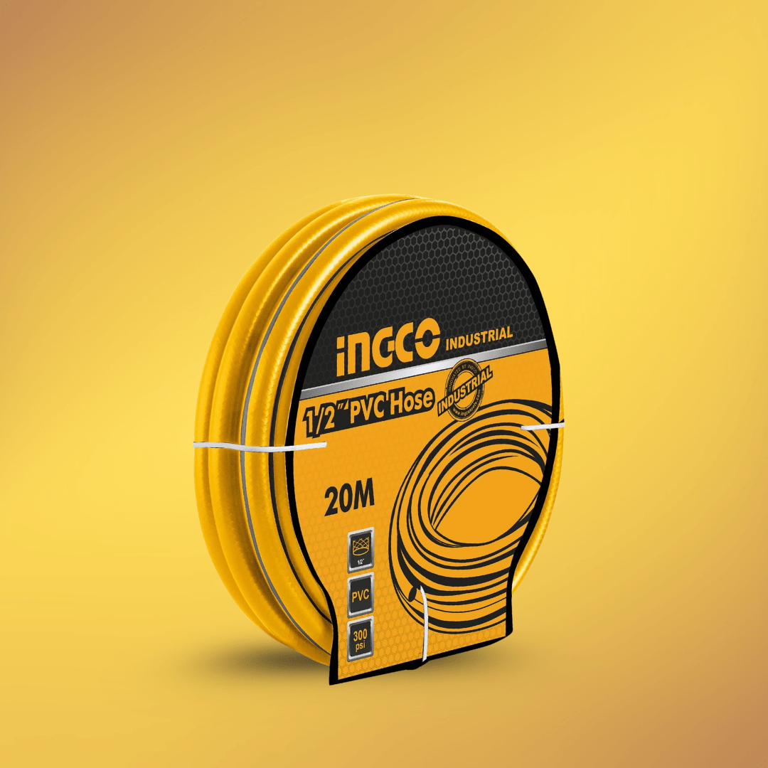 Ingco Gardening Tool Ingco 1/2" x 20m PVC Water Hose – HPH2001