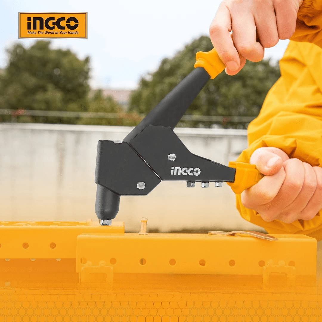 Ingco Staplers Riveters & Fasteners Ingco 10.5″ 360° Swivel Head-Hand Riveter – SHHR106
