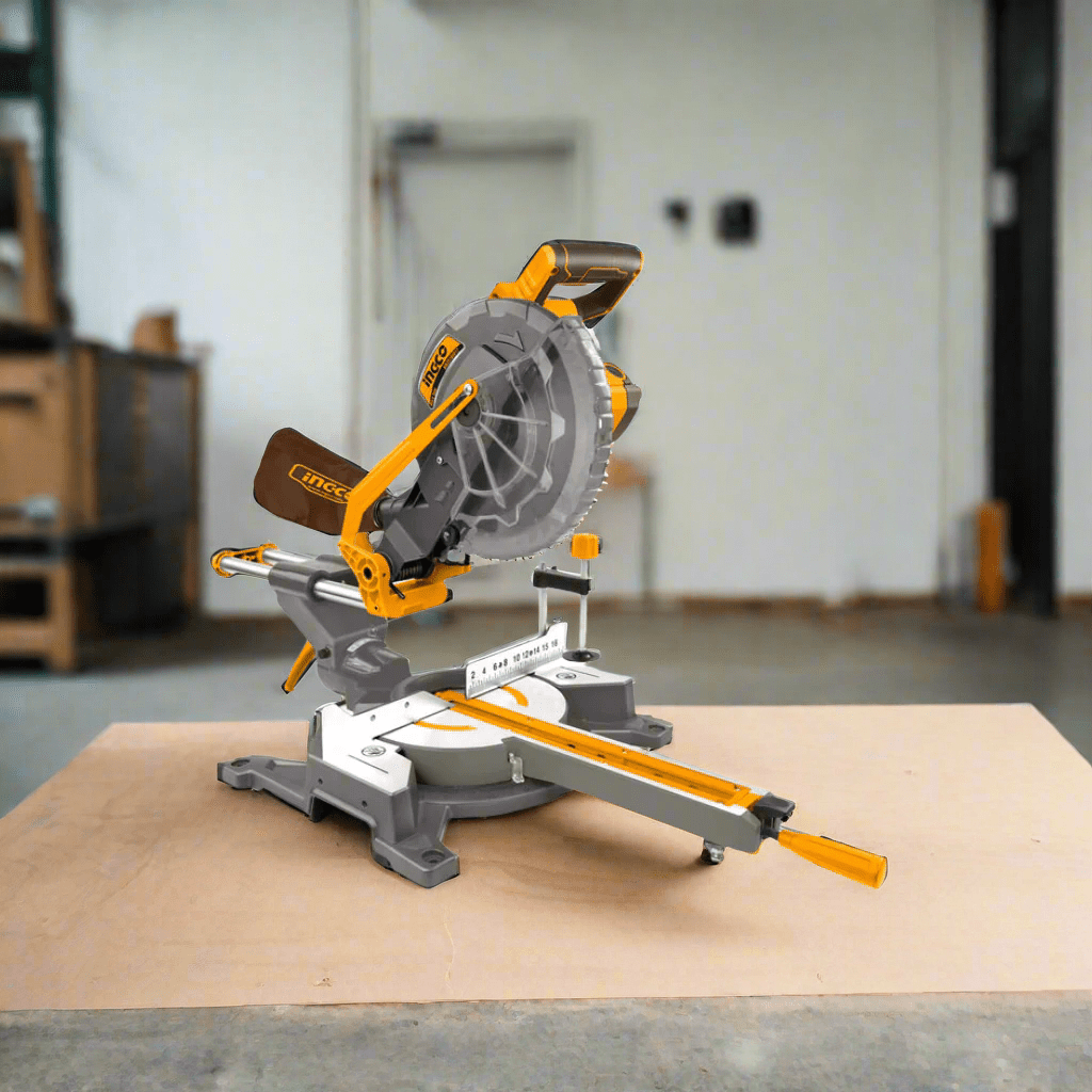 Ingco Bench & Stationary Tool Ingco 10" Mitre Saw 1800W with Dual Sliding Rails – BM2S180017