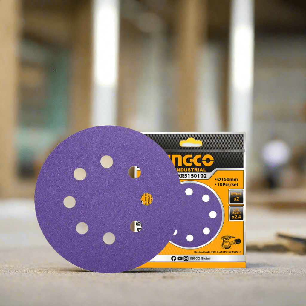 Ingco Sander Ingco 10-Piece 125mm Purple Sanding Disc Set – AKRS125101