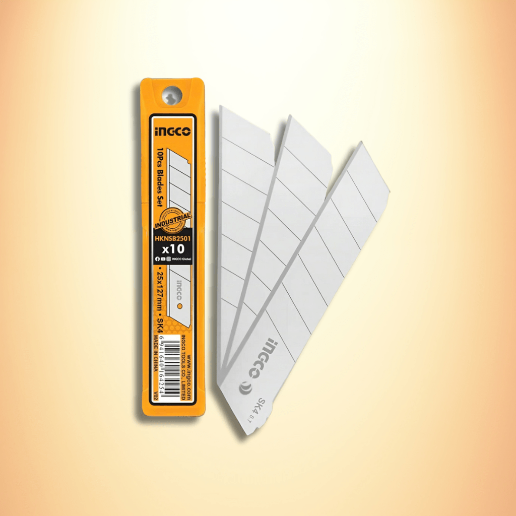 Ingco Multi Tools & Knives Ingco 10-Piece 25mm Knife Blade Set – HKNSB2501