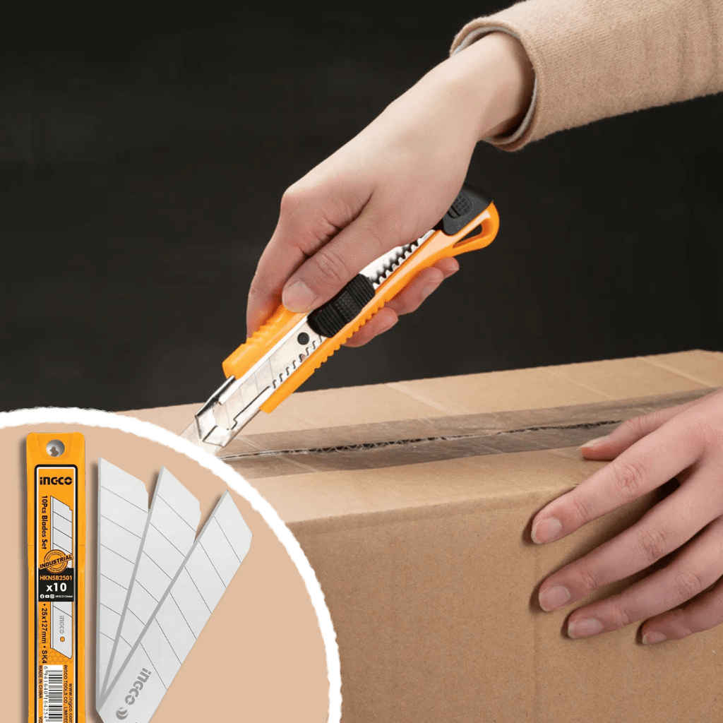 Ingco Multi Tools & Knives Ingco 10-Piece 25mm Knife Blade Set – HKNSB2501