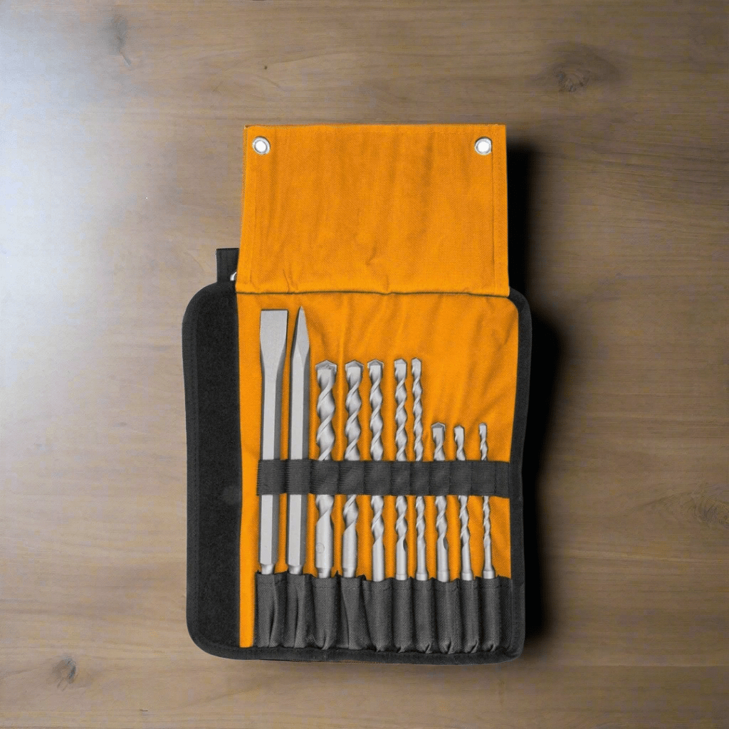 Ingco Drill Bits Ingco 10-Piece Hammer Drill Bits & Chisels Set – AKD2101