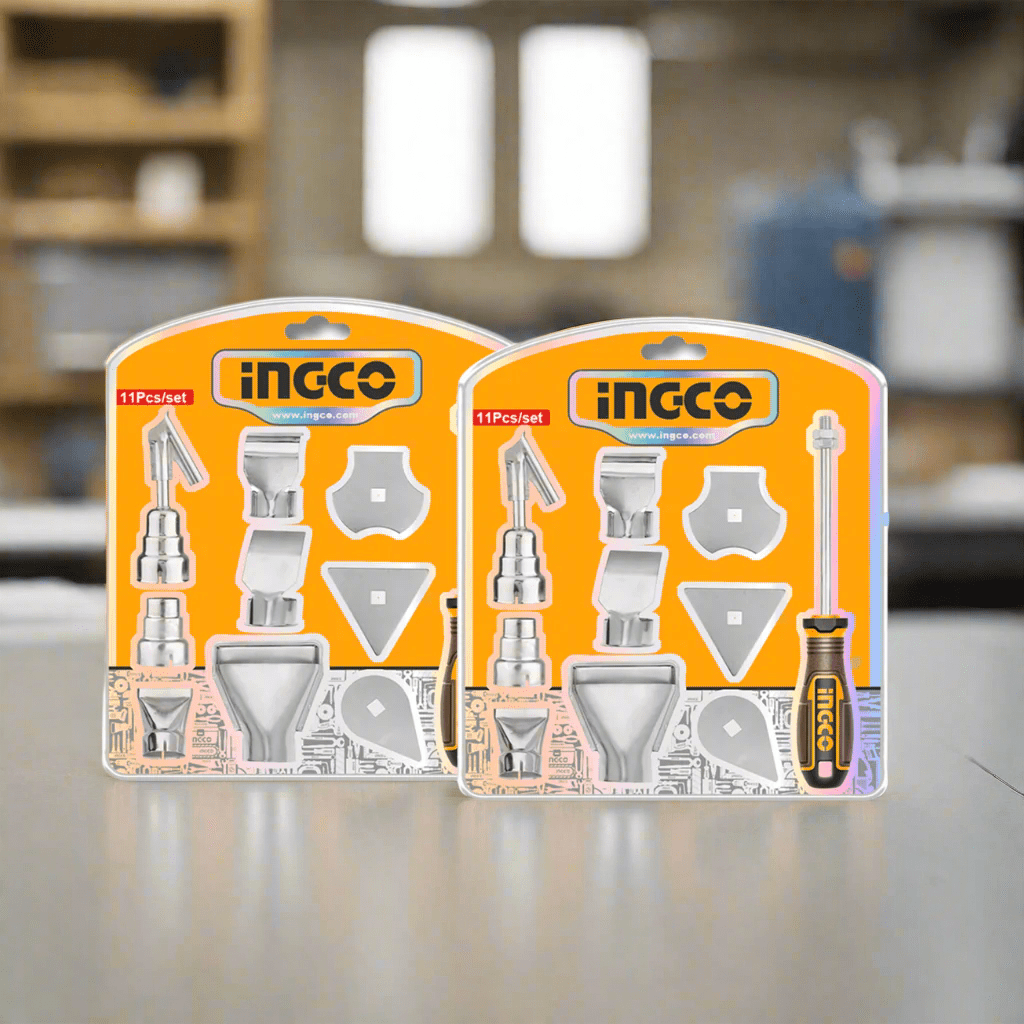 Ingco Heat Gun Ingco 10 Piece Heat Gun Accessories Set – HGA0131