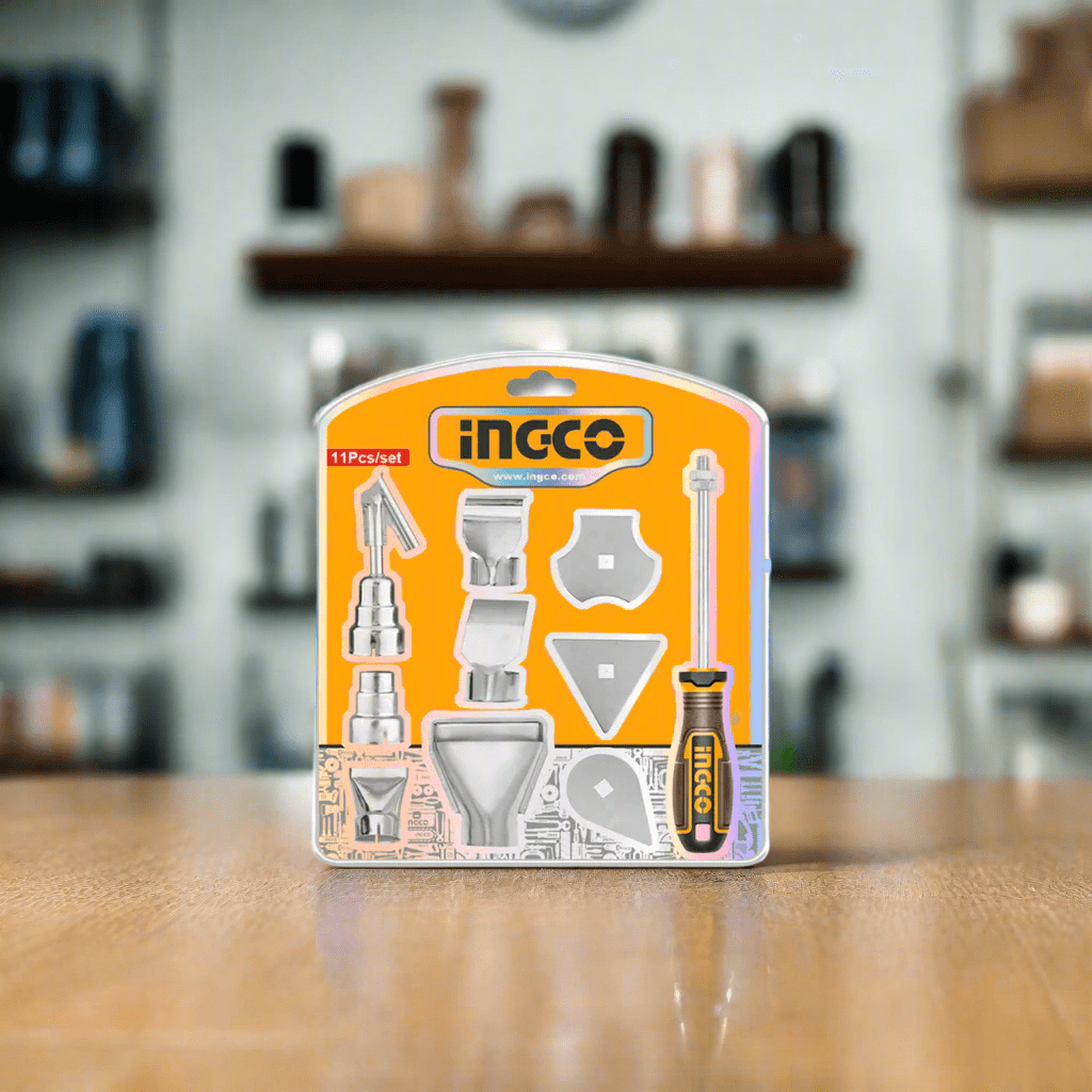 Ingco Heat Gun Ingco 10 Piece Heat Gun Accessories Set – HGA0131