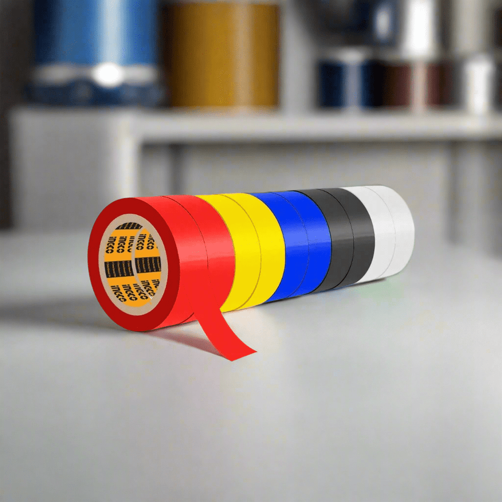 Ingco Power Management & Protection Ingco 10-Piece Multicolor PVC Insulating Tape – HPET1013