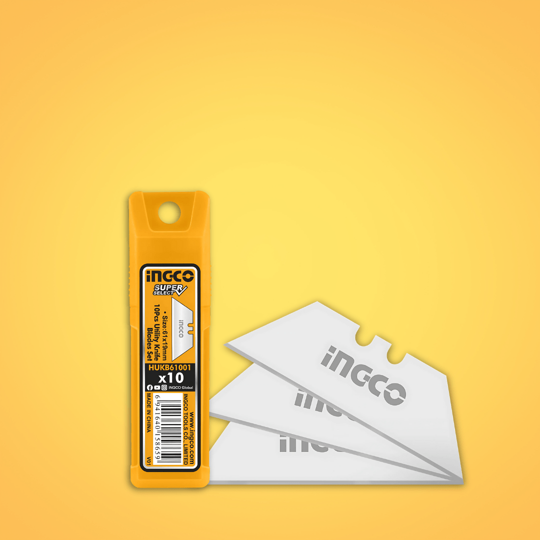 Ingco Multi Tools & Knives Ingco 10-Piece Utility Knife Blade Set - HUKB61001