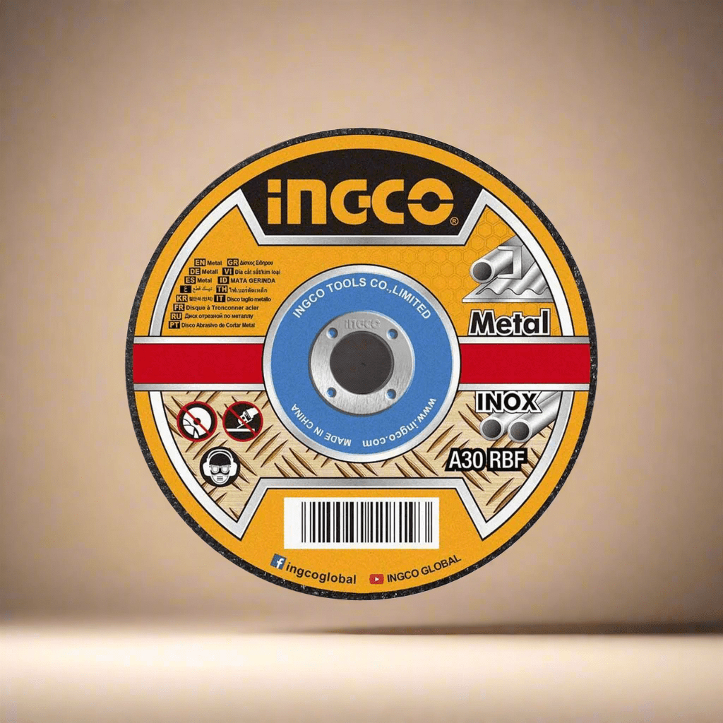 Ingco Grinding & Cutting Wheels Ingco 10-Pieces Abrasive INOX - Metal Cutting Disc 125 X 1.2mm Set - MCD121255