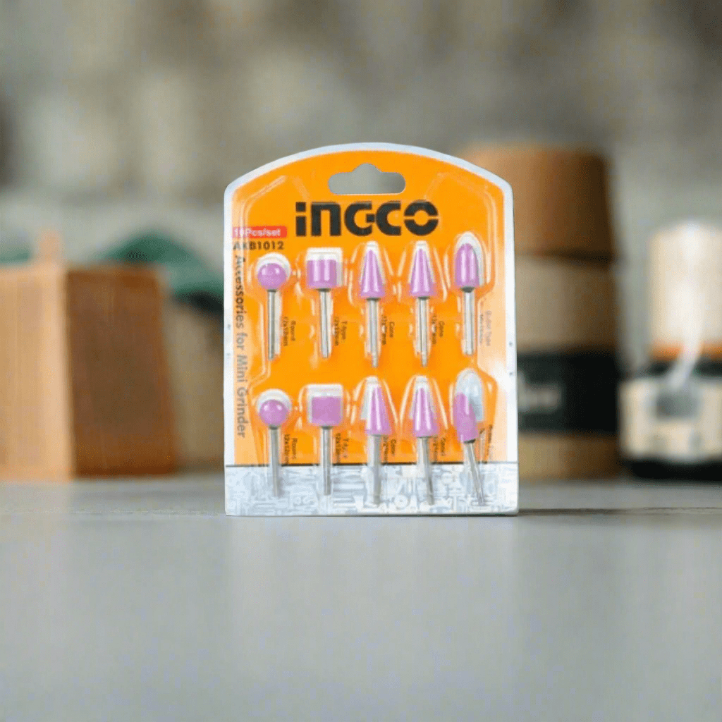 Ingco Oscillating Tool Accessories Ingco 10 Pieces Accessories for Mini Grinder - AKB1012