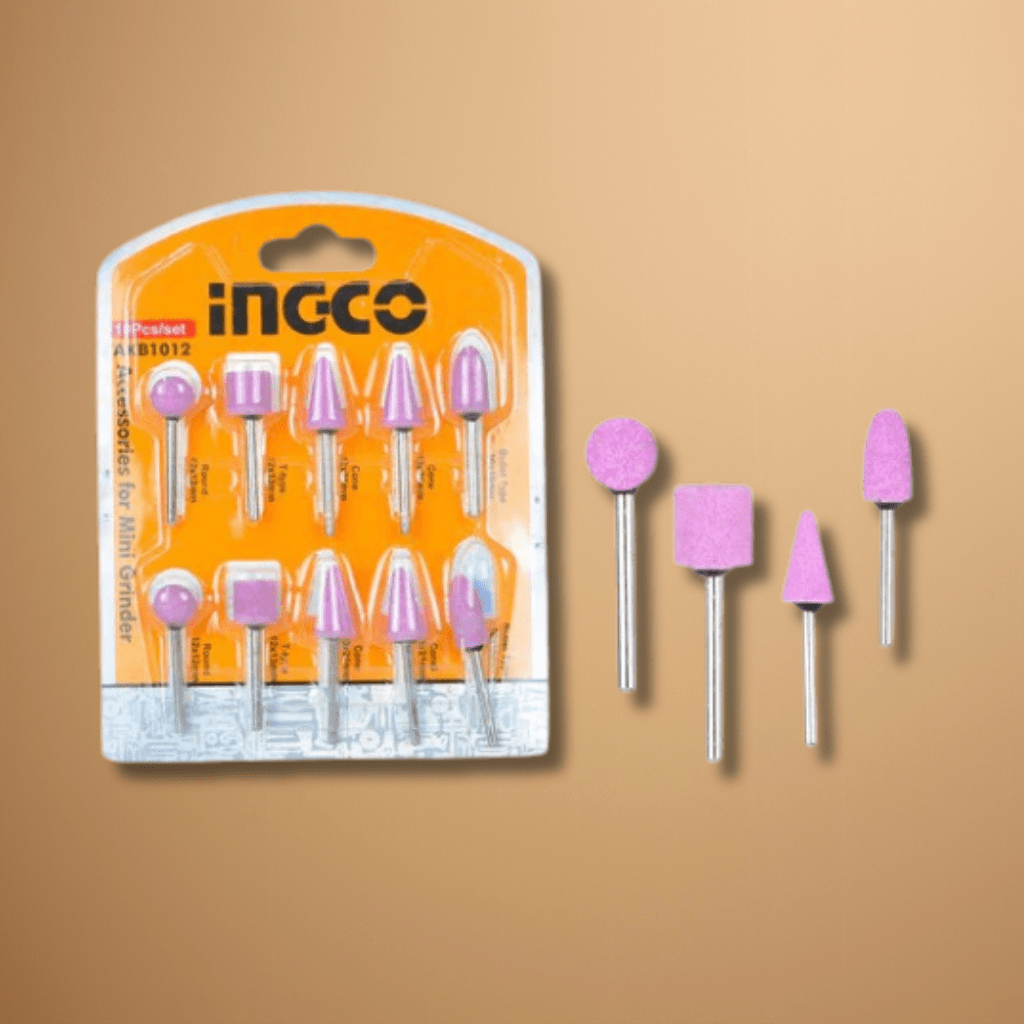 Ingco Oscillating Tool Accessories Ingco 10 Pieces Accessories for Mini Grinder - AKB1012