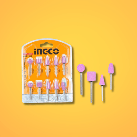 Ingco Oscillating Tool Accessories Ingco 10 Pieces Accessories for Mini Grinder - AKB1012