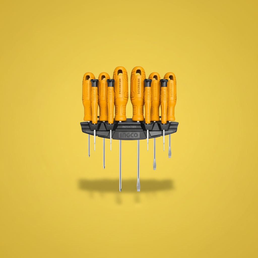 Ingco Screwdrivers Ingco 10 Pieces Screwdriver & Precision Screwdriver Set - HKSD1058