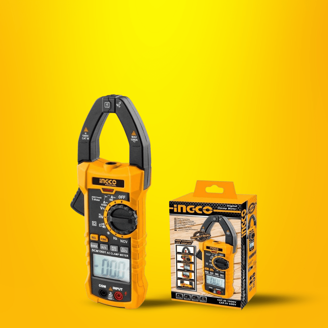 Ingco Digital Meter Ingco 1000Amp AC Digital Clamp Meter - DCM10001