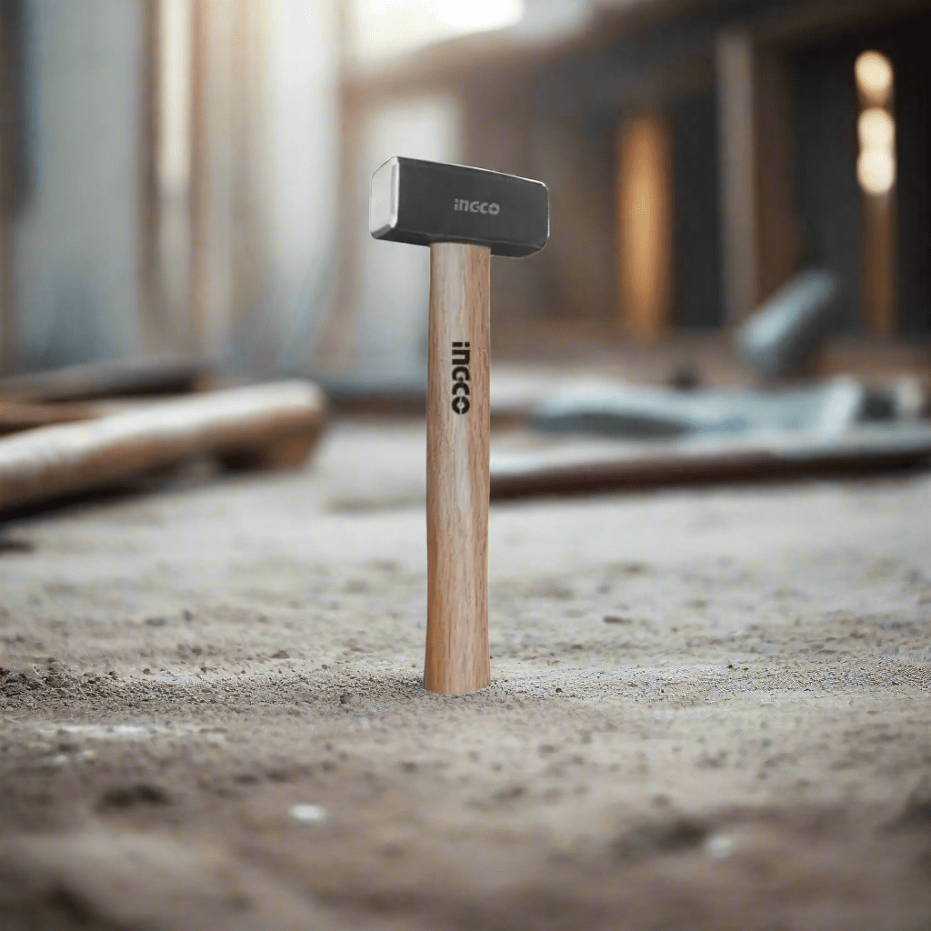 Ingco Hammers Mallets & Sledges Ingco 1000g Stoning Hammer With Hardwood Handle - HSTH041000