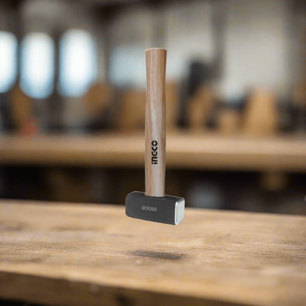 Ingco Hammers Mallets & Sledges Ingco 1000g Stoning Hammer With Hardwood Handle - HSTH041000