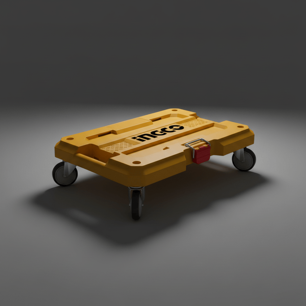 Ingco Lifting & Workshop Equipment Ingco 100kg Mobile Rolling Board & Tool Trolley Base with 4" Wheels - HHWB61001