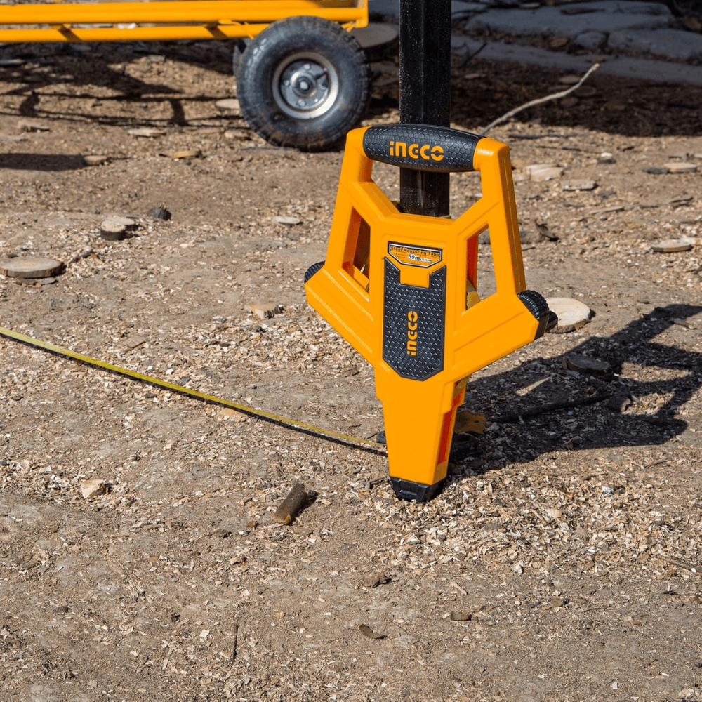 Ingco Tape Measure Ingco 100mx12.5mm Fiberglass Measuring Tape - HFMT83100