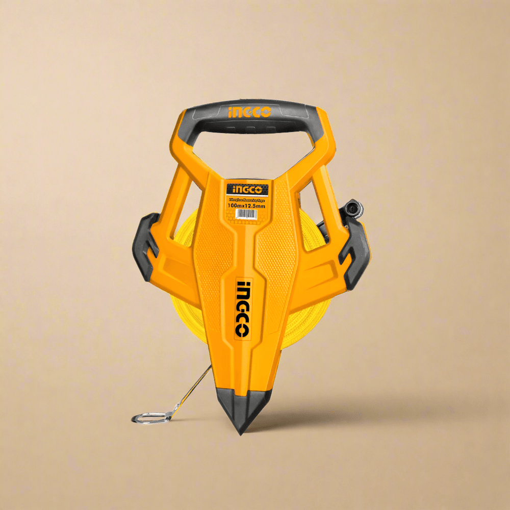 Ingco Tape Measure Ingco 100mx12.5mm Fiberglass Measuring Tape - HFMT83100